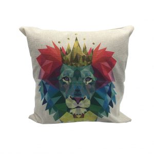 Colorful Lion Cushion