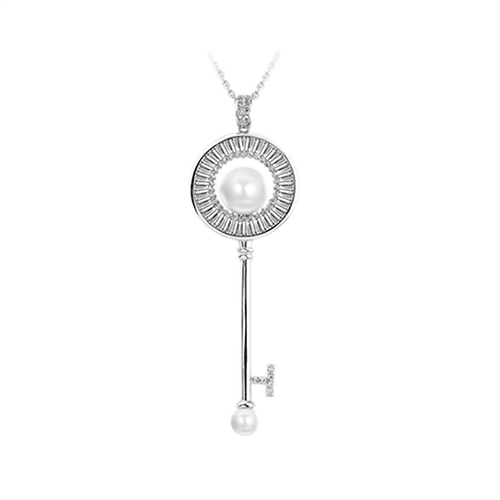 Pearl Key Necklace