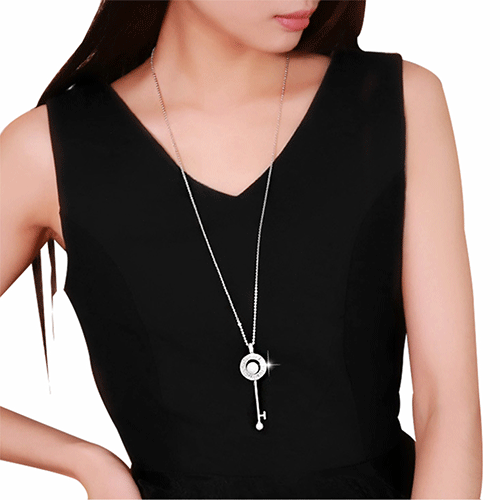 Pearl Key Necklace - Image 7