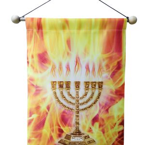 Menorah Hang Flag